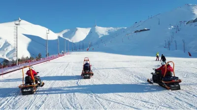 Erzurum’da jandarma, kayak sezonu boyunca çeşitli sebeple mahsur kalan 651