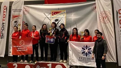 Erzurum Teknik Üniversitesi (ETÜ) Spor Kulübü Mersin’de düzenlenen Havalı Silahlar