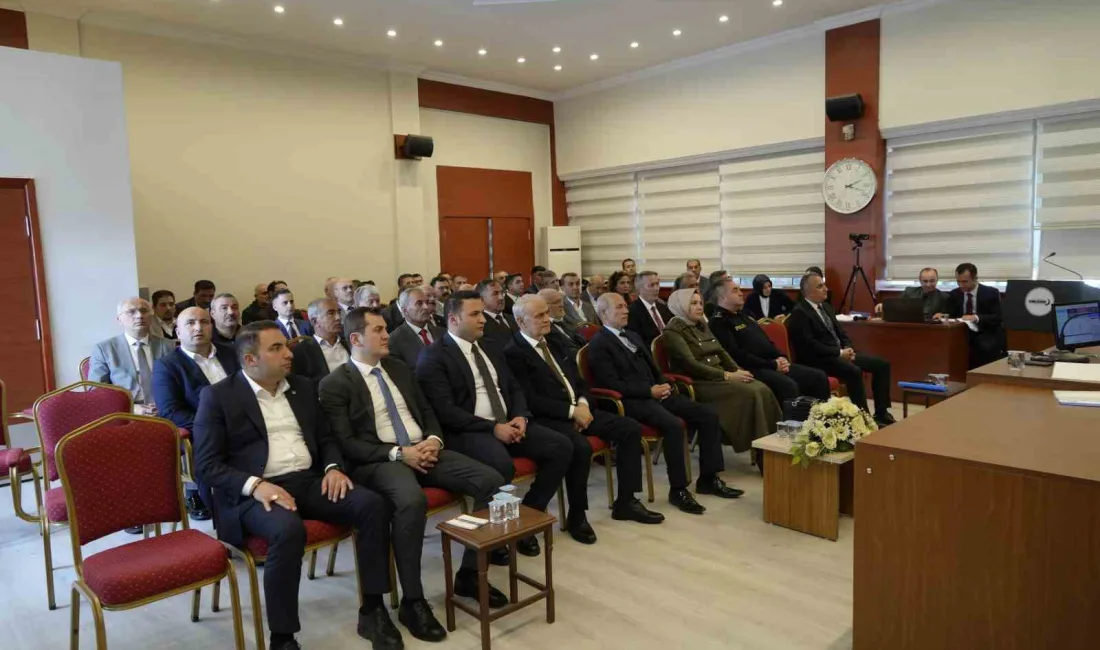Gümüşhane’de 2025 yılının ikinci İl Koordinasyon Kurulu Toplantısı Vali Yardımcısı