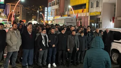 Gümüşhane’de yüzlerce kişi İsrail’in Gazze’ye yönelik zulmüne tepki göstermek için