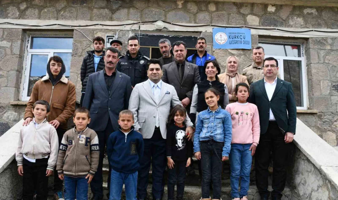 Erzurum’un Şenkaya ilçesine bağlı Kürkçü Mahallesi’nde bulunan ilkokul, hayırsever iş