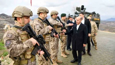 İçişleri Bakan Yardımcısı Mehmet Aktaş, Tunceli ziyaretinin ardından Erzincan Valiliği'ni