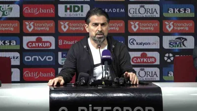 Çaykur Rizespor Teknik Direktörü İlhan Palut, Sivasspor maçının ardından hayal