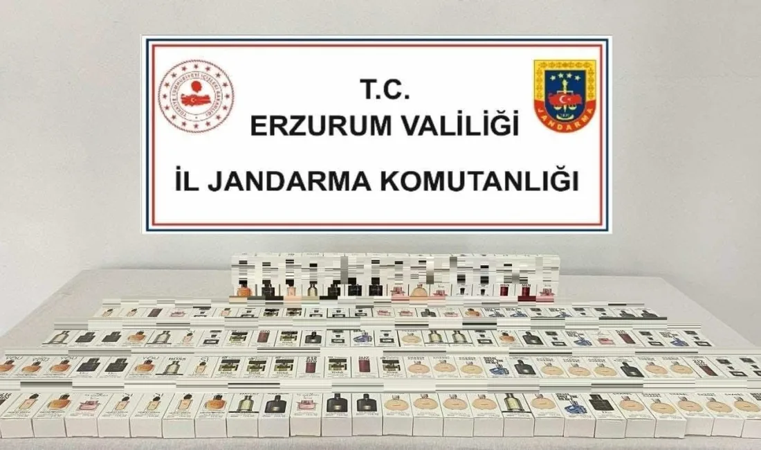 Jandarmadan parfüm operasyonu Erzurum’un Horasan ilçesinde, jandarma ekipleri yaptıkları operasyonda piyasa değeri 375