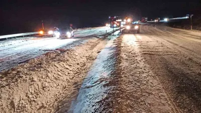 Sivas’ta etkili olan kar yağışı ve dondurucu soğuk ulaşımda aksamalara
