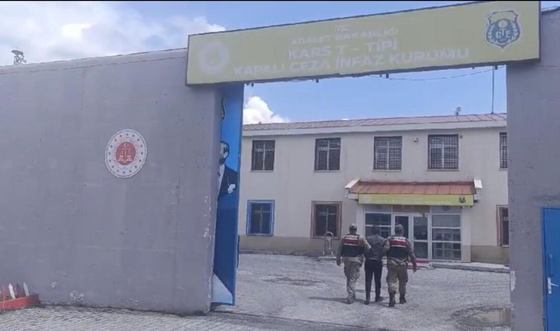 Kars’ta hakkında kesinleşmiş hapis cezası bulunan 1 kişi jandarma ekiplerince