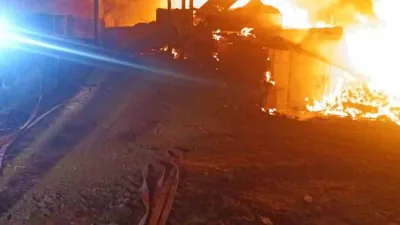 Hanönü ilçesinde Abdioğlu Mahallesi'nde Nuh Tunç'a ait evde çıkan yangın,
