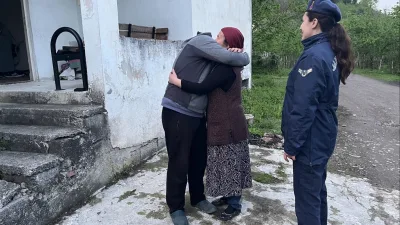 Giresun'un Barça köyünde kaybolan zihinsel engelli genç, vatandaşların ihbarıyla bulunup
