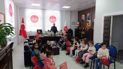 Erzurum’un Horasan ilçesinde, İlçe Müftülüğü bünyesinde eğitim gören 4-6 yaş