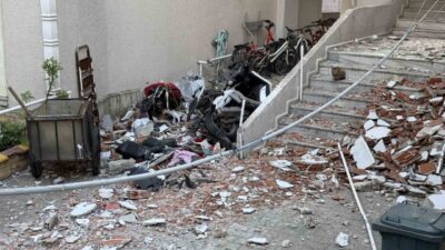 Silivri açıklarında meydana gelen 6,2 büyüklüğündeki depremin ardından Büyükçekmece Kumburgaz’da