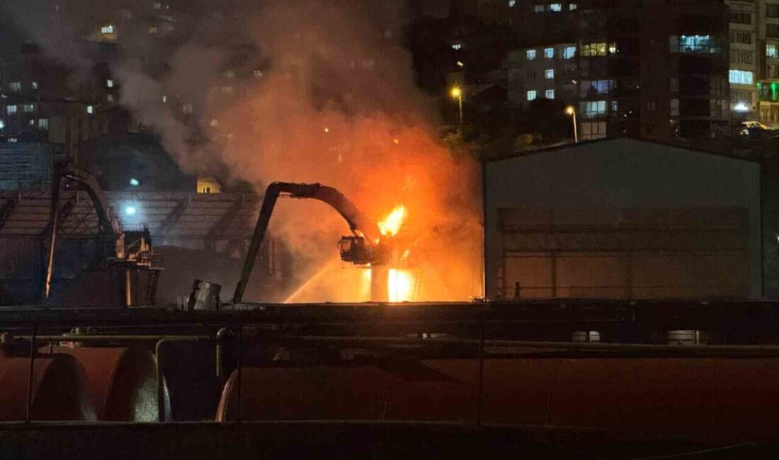 Zonguldak’ta Türkiye Taşkömürü Kurumu’na (TTK) ait liman sahasında bir iş