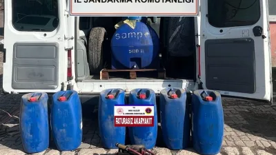 Ordu’da jandarma ekipleri tarafından yapılan çalışmalar sonucu faturasız akaryakıt satışı