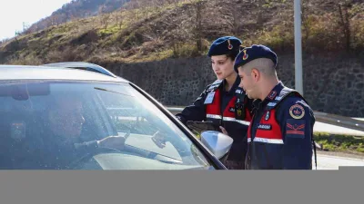 Ordu’da jandarma ekipleri son bir haftada 42 bin 995 kişiyi