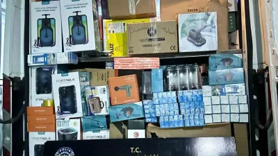 Ordu’da polis ekipleri tarafından kaçak ürünlerine yönelik yürütülen operasyon kapsamında,