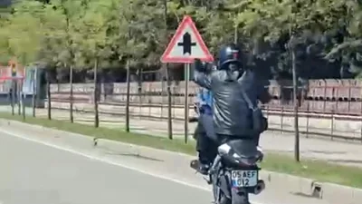 Ordu’da, motosikleti ile trafikte tehlikeli hareketler yapan sürücüye çeşitli maddelerden