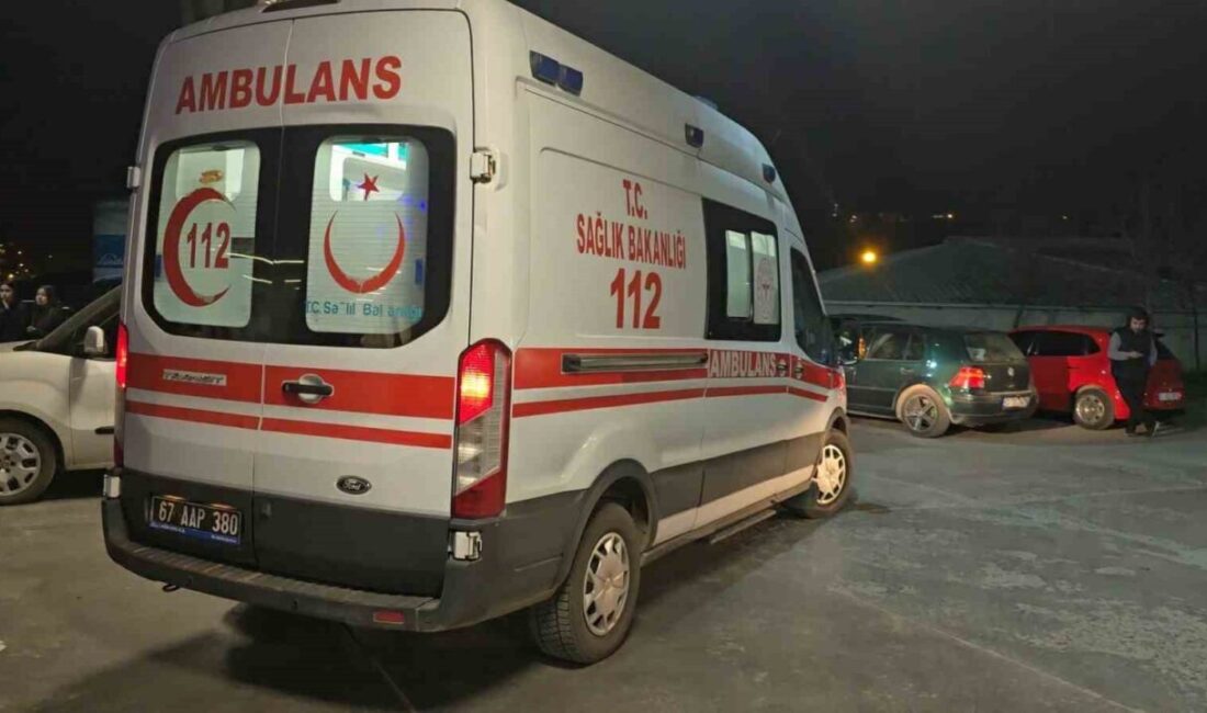 Zonguldak’ın Karadeniz Ereğli ilçesinde 3. kattaki evlerinin balkonunda oyun oynarken