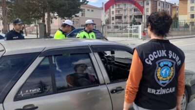 Erzincan İl Emniyet Müdürlüğü Çocuk Şube Müdürlüğü koordinesinde güvenli bir