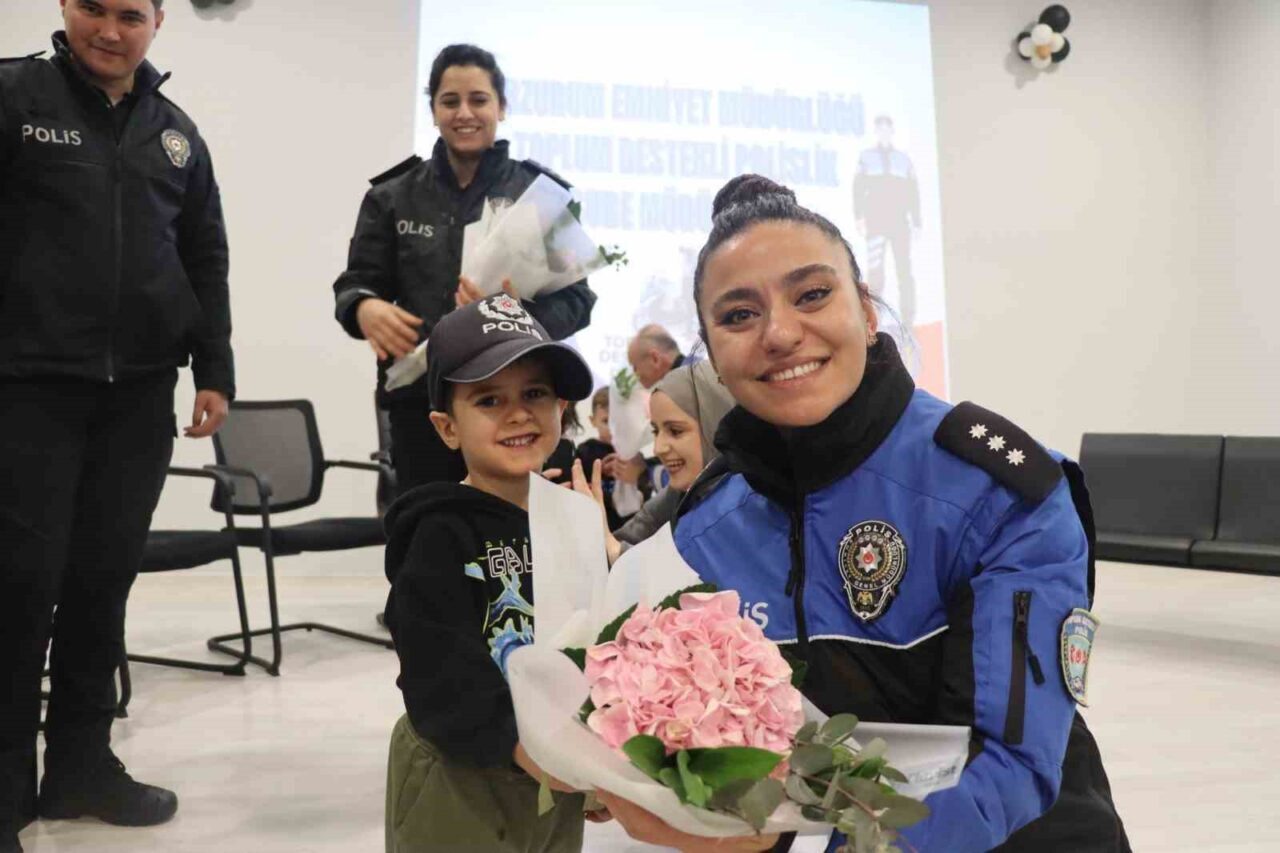 Erzurum Emniyet Müdürlüğü’ne bağlı Toplum Destekli Polislik Şubesi ekipleri, anaokulu