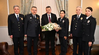 Erzurum Valisi Mustafa Çiftçi, Polis Haftası dolayısıyla İl Emniyet Müdürü