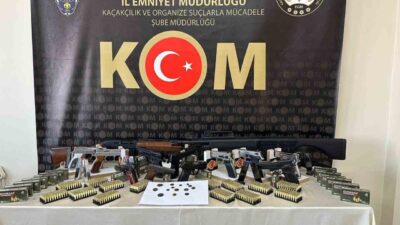 Silah kaçakçılığını önlemek amacıyla Sivas merkezli Tokat, Ankara ve Balıkesir