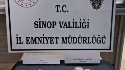 Sinop İl Emniyet Müdürlüğü ekipleri tarafından düzenlenen operasyonlarda uyuşturucu madde