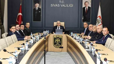 Sivas’ın Huzuru Güvenlik Bilgilendirme Toplantısı’nda konuşan Sivas Valisi Yılmaz Şimşek,