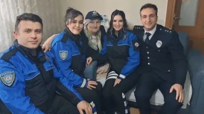 Erzincan’da Toplum Destekli Polislik Şube Müdürlüğü üzerinden polis ekiplerini doğum