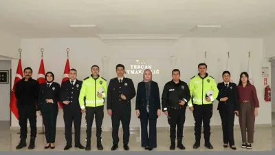 Erzincan’ın Tercan ilçesinde Türk Polis Teşkilatının 180. kuruluş yıl dönümü