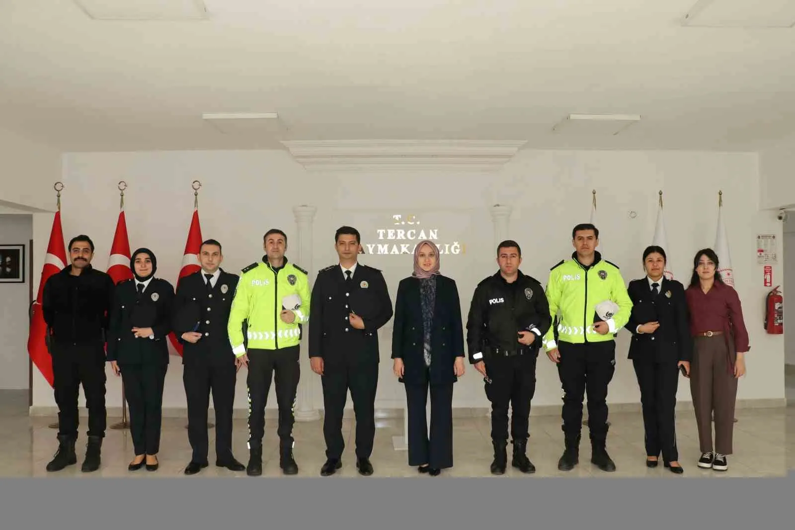 Erzincan’ın Tercan ilçesinde Türk Polis Teşkilatının 180. kuruluş yıl dönümü
