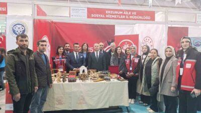 KUDAKAF’25 Kuzeydoğu Anadolu Kariyer Fuarı’na Aile ve Sosyal Hizmetler İl