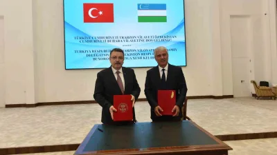 Trabzon Büyükşehir Belediye Başkanı Ahmet Metin Genç ve Özbekistan’ın Buhara