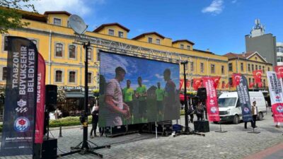 UEFA Gençlik Ligi yarı final maçında Trabzonspor’un Avusturya’nın Salzburg takımını