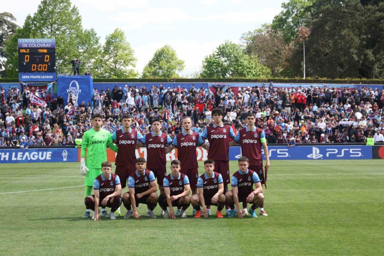 Trabzonspor’un genç yıldızları, finale yükseldiği UEFA Gençlik Ligi’nde Barcelona’ya karşı