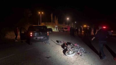 Erzurum’un Tortum ilçesinde trafik kazasında ağır yaralanan motosiklet sürücüsü hayatını