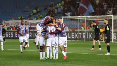 Trendyol Süper Lig’in 31. haftasında Trabzonspor, evinde Çaykur Rizespor ile