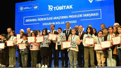 Erzurum, TÜBİTAK 2204-B 19.Ortaokul Öğrencileri Araştırma Projeleri Yarışması’nda bölge birincisi