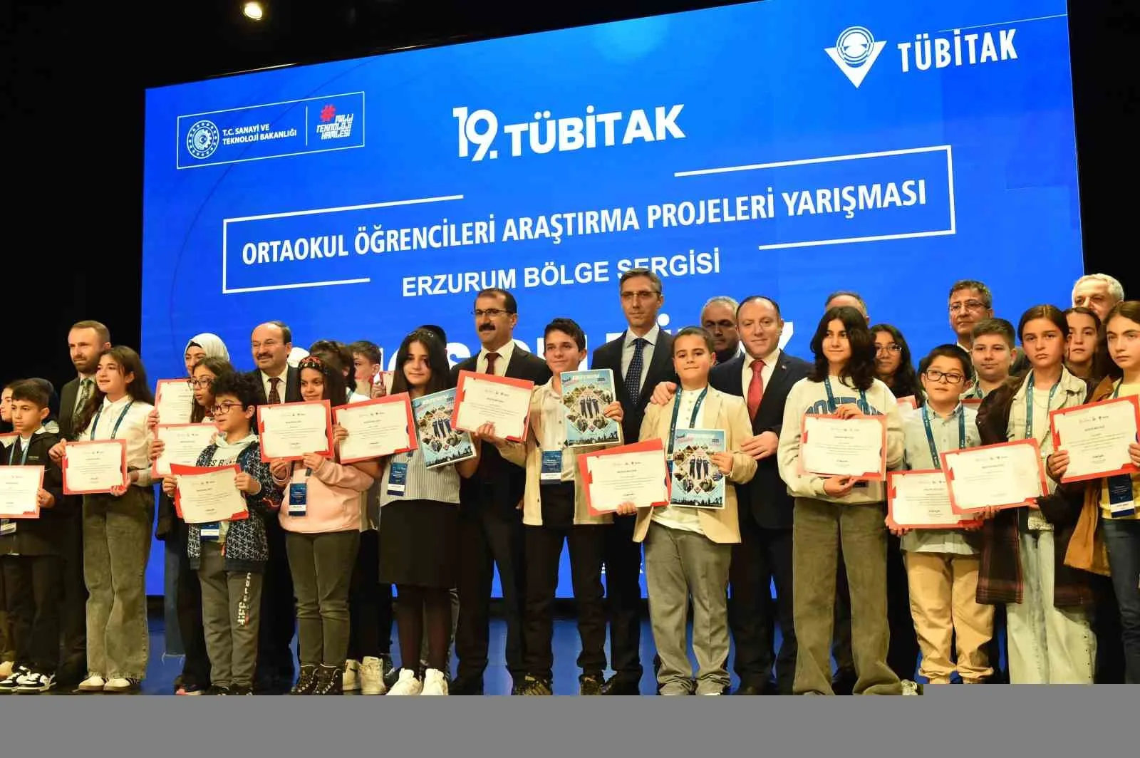 Erzurum, TÜBİTAK 2204-B 19.Ortaokul Öğrencileri Araştırma Projeleri Yarışması’nda bölge birincisi