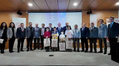 Erzurum'da Kütüphaneler Haftası kutlamaları kapsamında İsmail Saib Sencer İl Halk