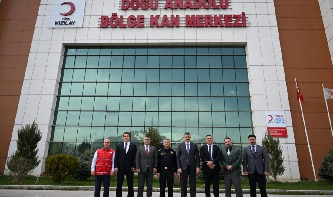 Erzurum Valisi Mustafa Çiftçi, Türk Kızılay Doğu Anadolu Bölge Kan