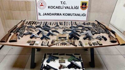 Kocaeli’nin Derince ilçesinde iş yeri ve ikamette yapılan operasyonda 18