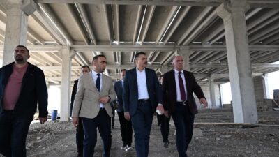 Erzurum Valisi Mustafa Çiftçi, 2. Organize Sanayi Bölgesi’nde incelemelerde bulundu.