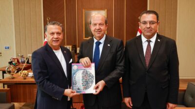 KGK Genel Başkanı Mehmet Ali Dim, KKTC Cumhurbaşkanı Ersin Tatar’ı
