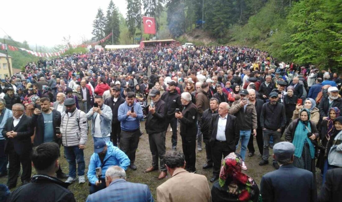 Trabzon’un Şalpazarı ilçesinde Acısu Hıdırellez Kültür ve Bahar Bayramı Şenliği’nin
