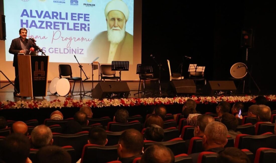 Erzurum’da Alvarlı Efe Hazretleri’ni anma programı düzenlendi. Pasinler Kaymakamlığı ve