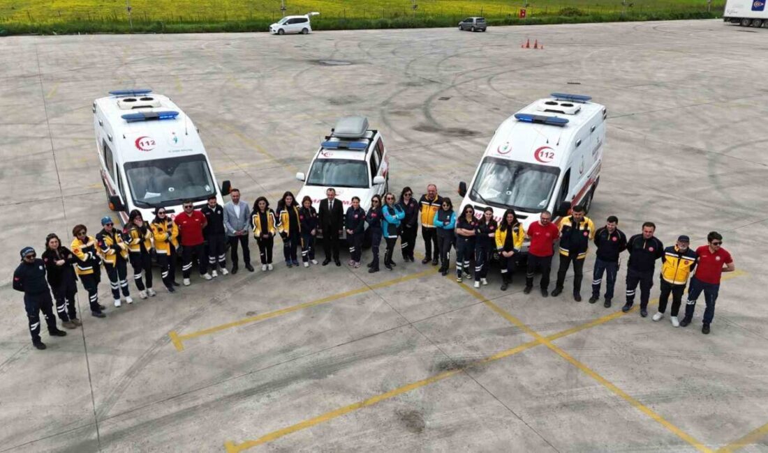 SAMSUN (İHA) – Samsun İl Sağlık Müdürlüğü tarafından düzenlenen ambulans
