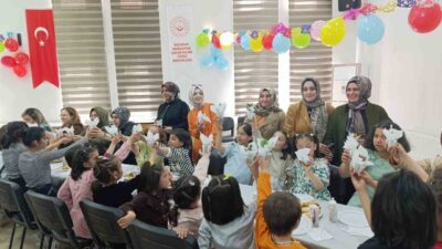 “Anneler ve Çocuklar Eğleniyor” Etkinliği Nenehatun Çocuk Evleri Sitesi’nde gerçekleşti.