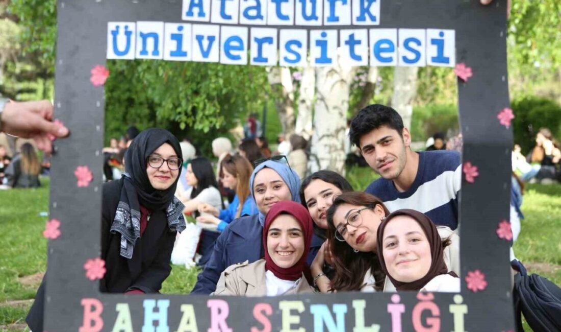 Atatürk Üniversitesi, 2025 Bahar Şenliği kapsamında düzenlediği birbirinden renkli etkinliklerle