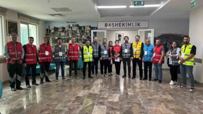 Bayburt Devlet Hastanesinde hastane afet planı (HAP) tatbikatı gerçekleştirildi. Tatbikatta,