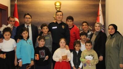 10-16 Mayıs Engelliler Haftası kapsamında özel öğrenciler Bayburt İl Emniyet