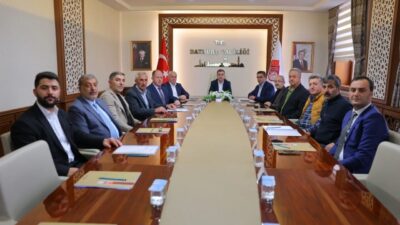 Bayburt Valisi Mustafa Eldivan başkanlığında, Organize Sanayi Bölgesi(OSB) Müteşebbis Heyeti
